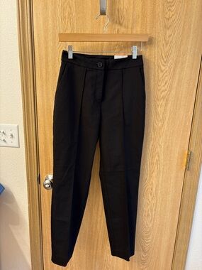 Express Black Dress Pants with Front Pleats